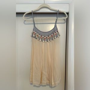 Women’s Sleeveless Top with Tassel Detail
